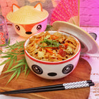 Zdjęcie produktu Miska Panda Kawaii z pokrywką dla fanów anime