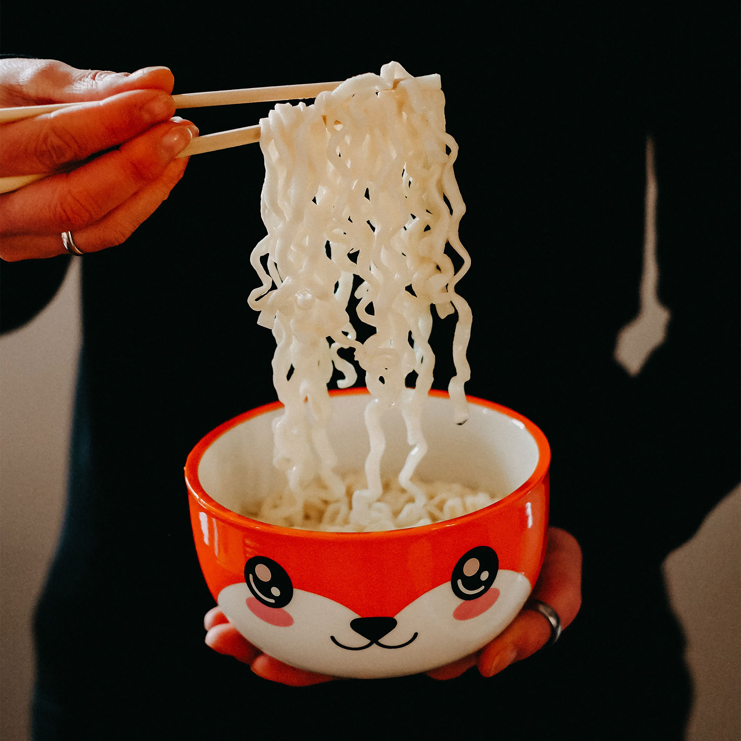 Zdjęcie produktu Miska Fuchs Kawaii z pokrywką dla fanów anime