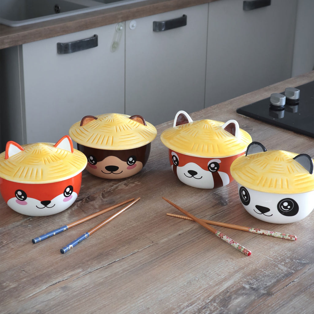 Product image Fox Kawaii Bowl with Lid for Anime Fans