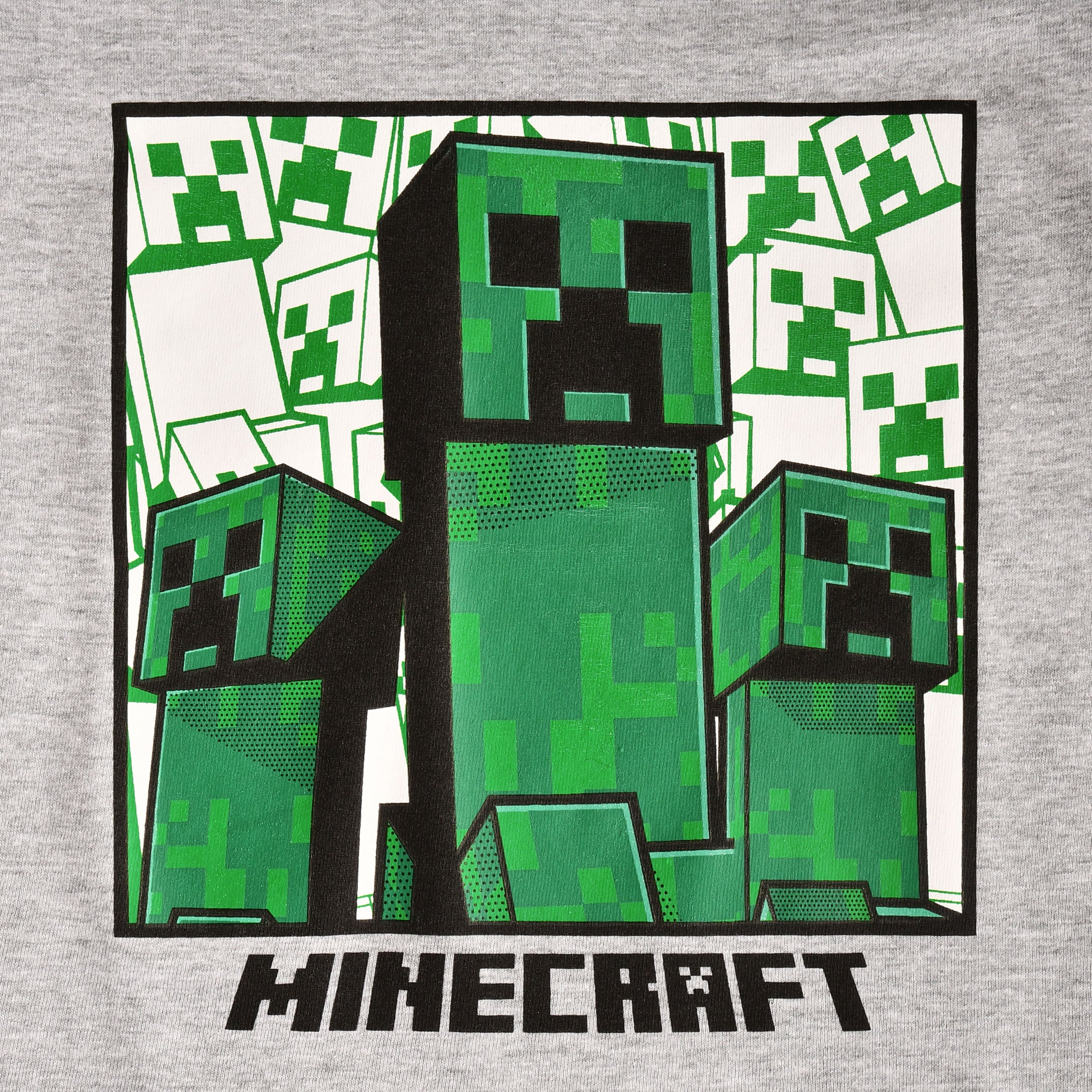 Product image Minecraft - Creeper Kids T-Shirt Grey