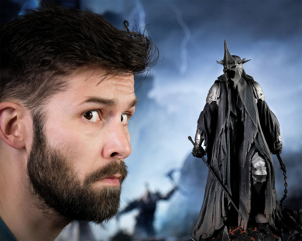 Zdjęcie produktu Władca Pierścieni - Król Czarnoksiężnik z Angmaru Saga BDS Art Scale Deluxe Statue