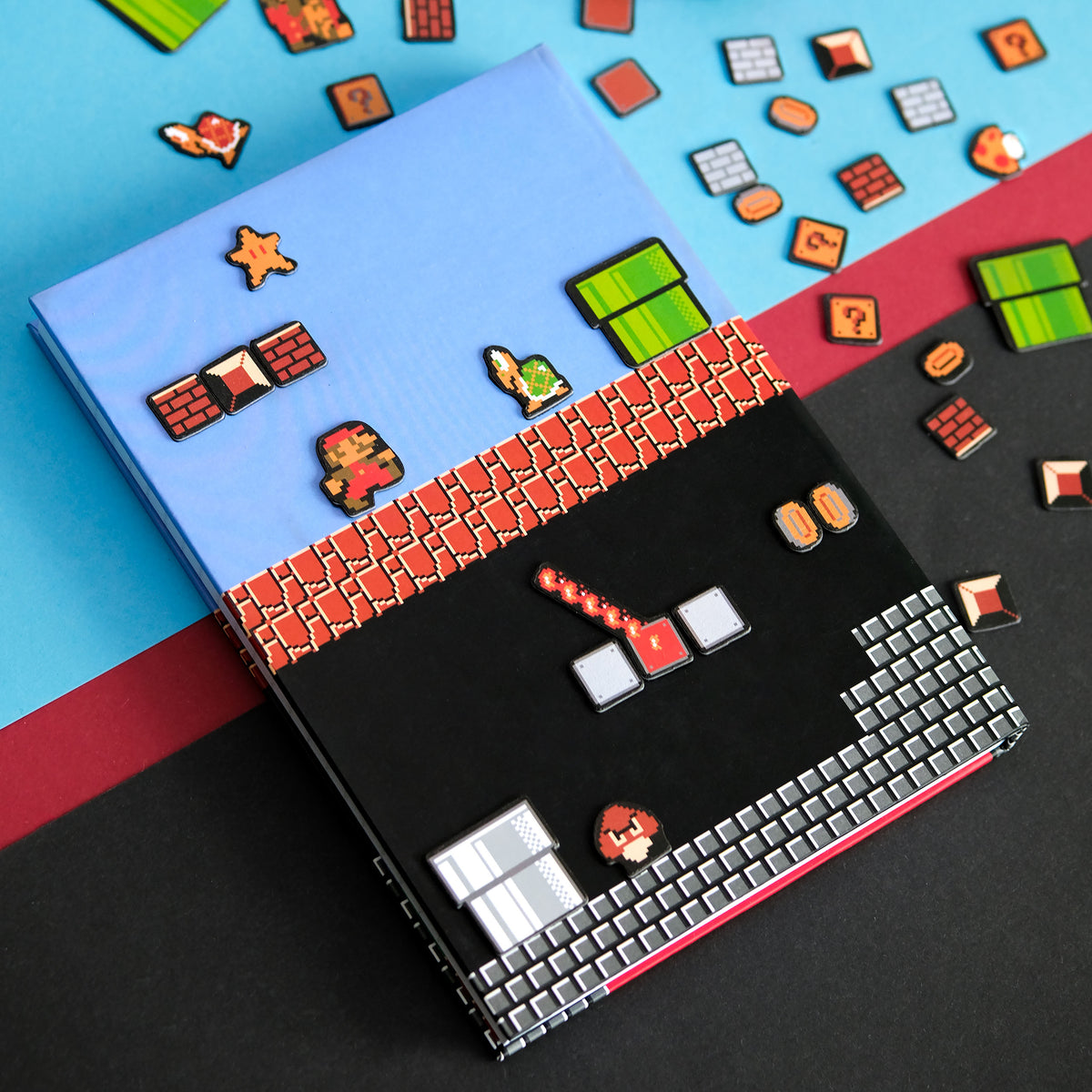 Zdjęcie produktu Super Mario - Notatnik A5 Budowniczy Poziomów