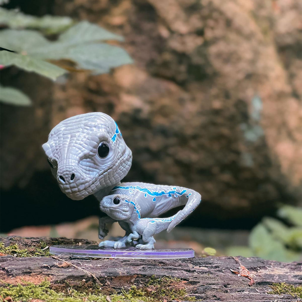 Zdjęcie produktu Jurassic World - Velociraptory Blue i Beta Funko Pop Figurka