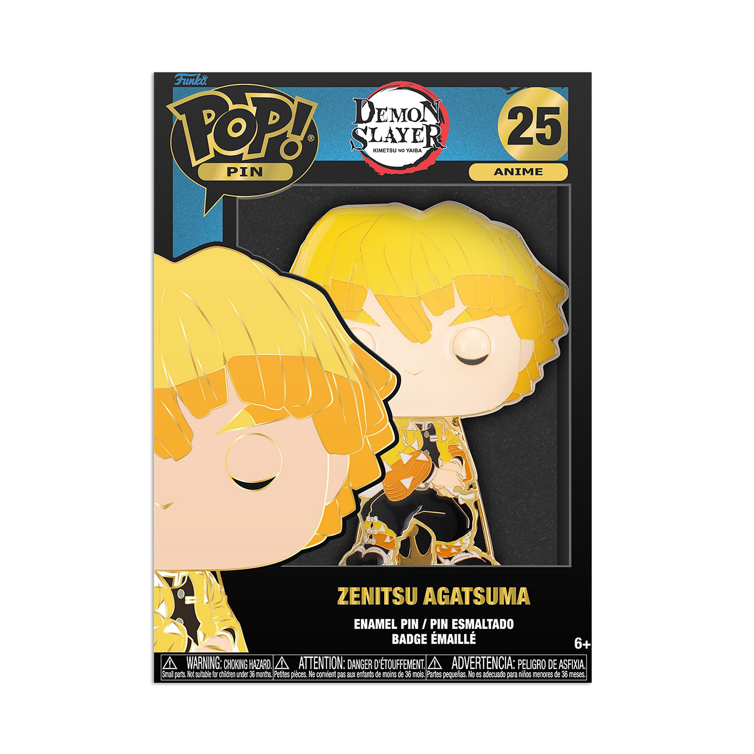 Zdjęcie produktu Demon Slayer - Zenitsu Agatsuma Funko Pop Pin 10 cm