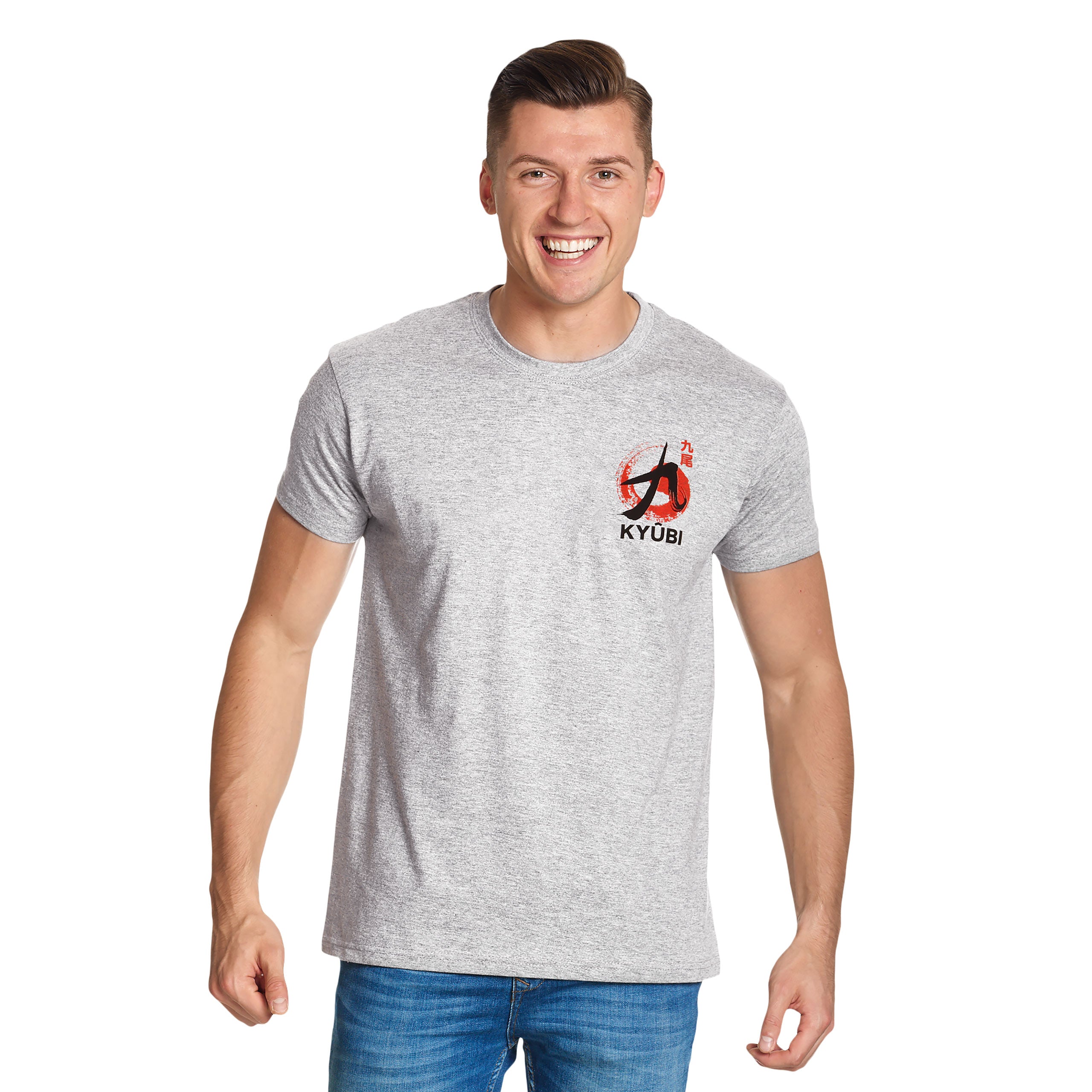 Zdjęcie produktu Naruto - Kyūbi T-shirt szary