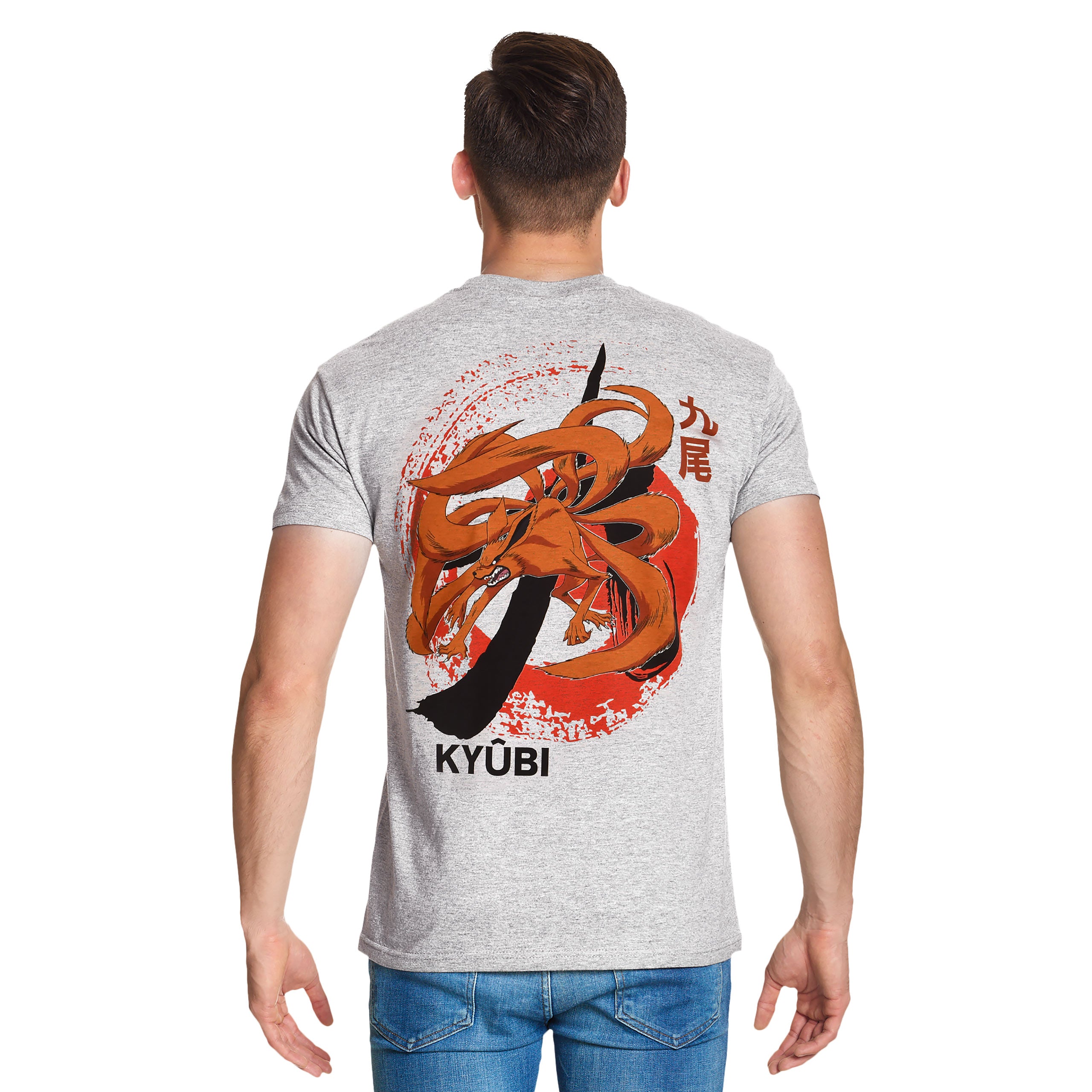 Zdjęcie produktu Naruto - Kyūbi T-shirt szary