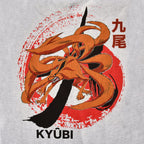 Zdjęcie produktu Naruto - Kyūbi T-shirt szary