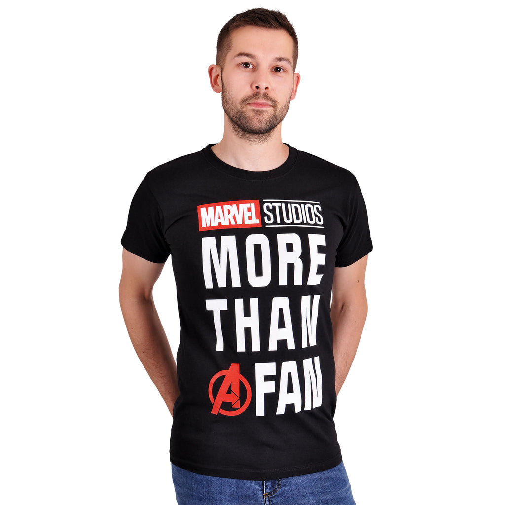 Zdjęcie produktu Marvel - More Than A Fan T-Shirt czarne