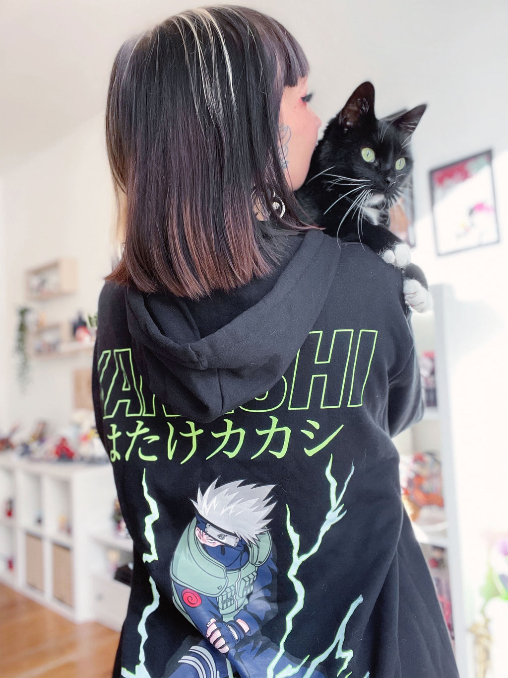 Zdjęcie produktu Naruto - Kakashi Raikiri Hoodie czarny