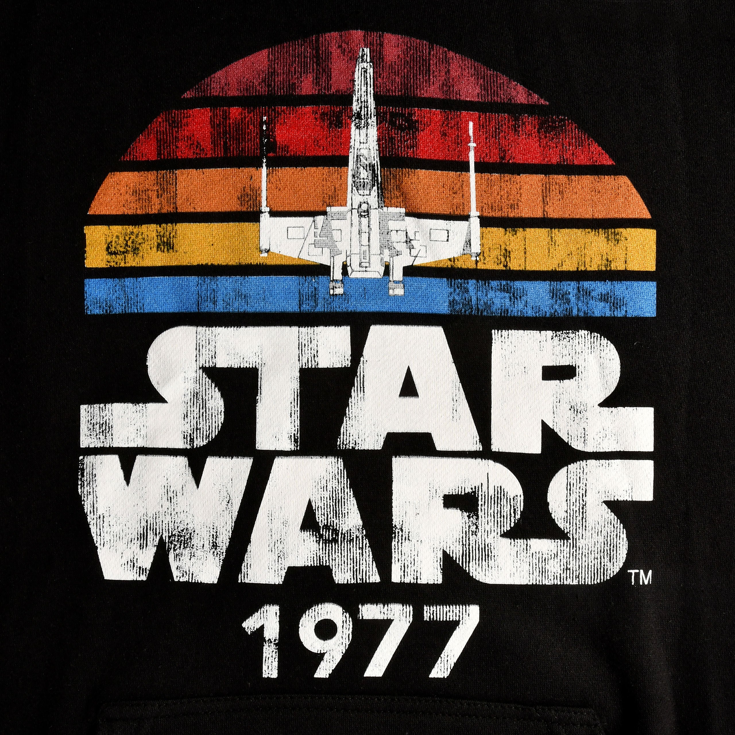 Zdjęcie produktu Star Wars z 1977 Retro Bluza z Kapturem Czarna