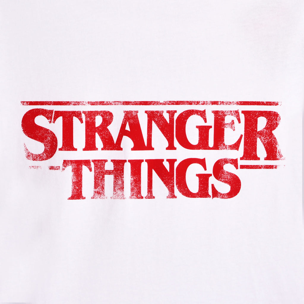 Zdjęcie produktu Stranger Things - Distressed Logo Crop Top biały