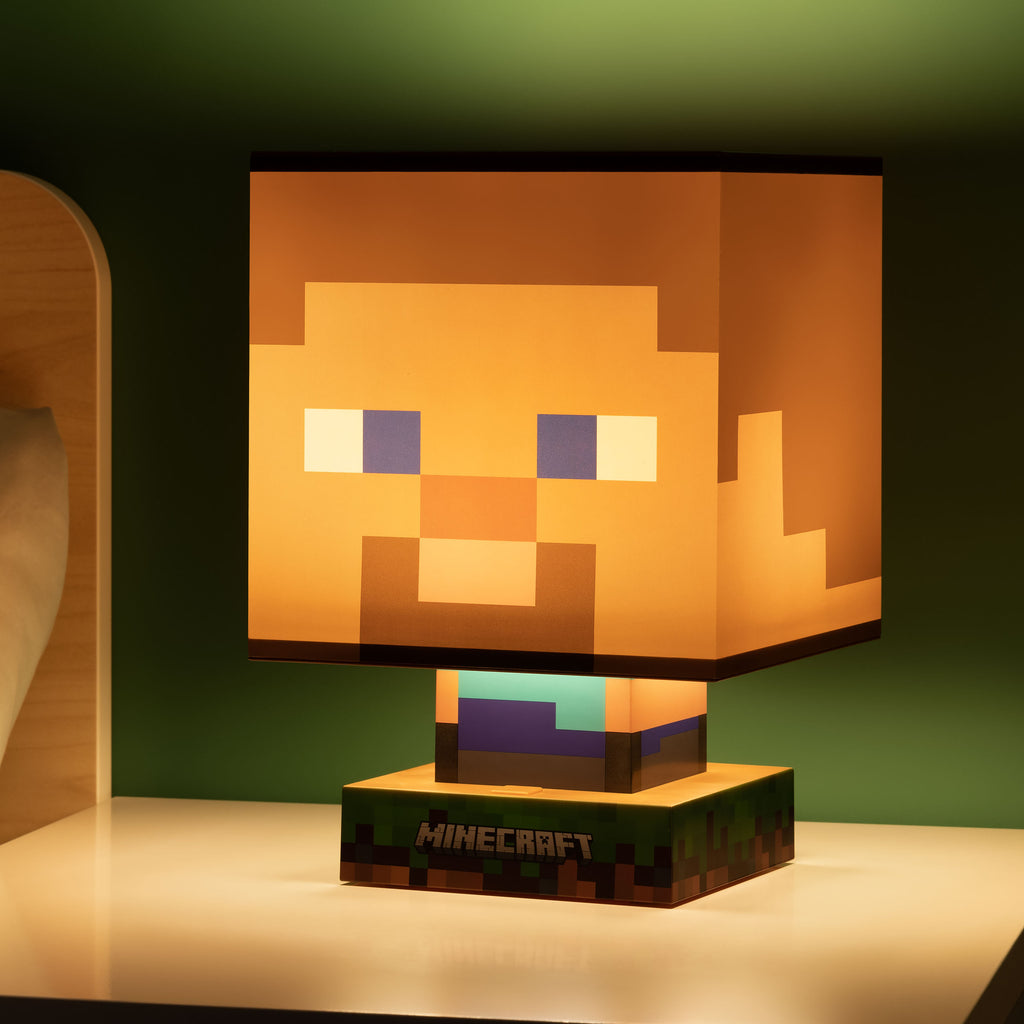 Zdjęcie produktu Minecraft - Steve Icons 3D Lampa stołowa