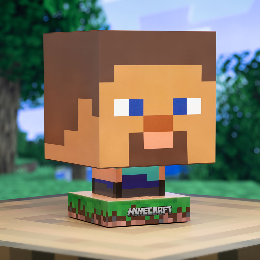 Zdjęcie produktu Minecraft - Steve Icons 3D Lampa stołowa