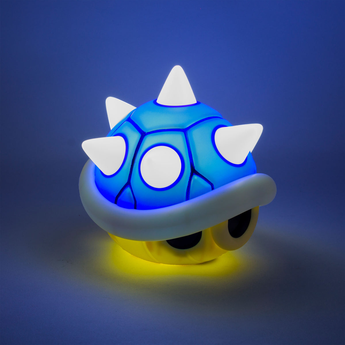 Zdjęcie produktu Super Mario - Lampa stołowa w kształcie niebieskiej skorupy z dźwiękiem