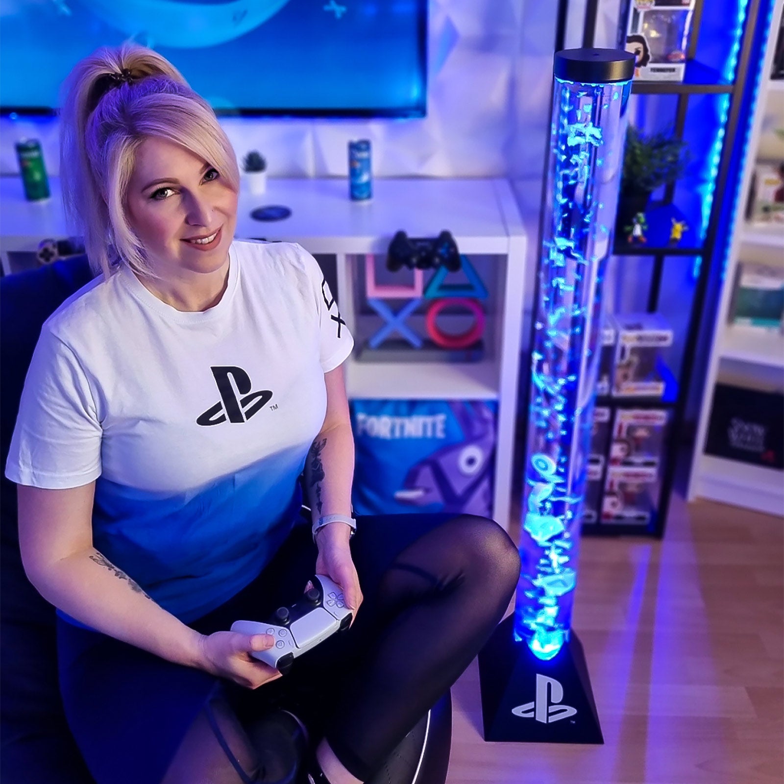 Zdjęcie produktu PlayStation - Ikony XL Kolumna Wodna z Podświetleniem