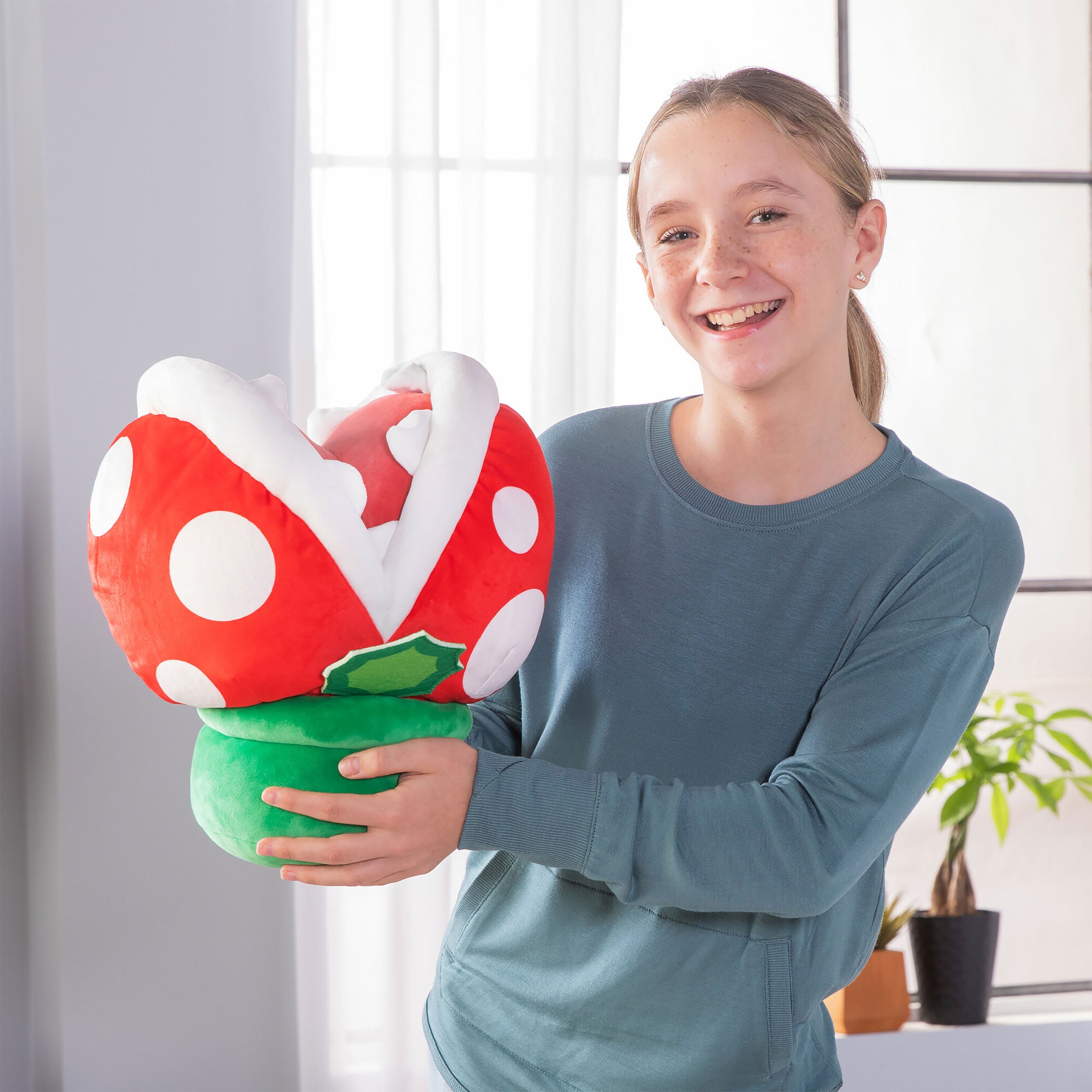 Zdjęcie produktu Super Mario - Pluszowa figurka Pirania-Roślina