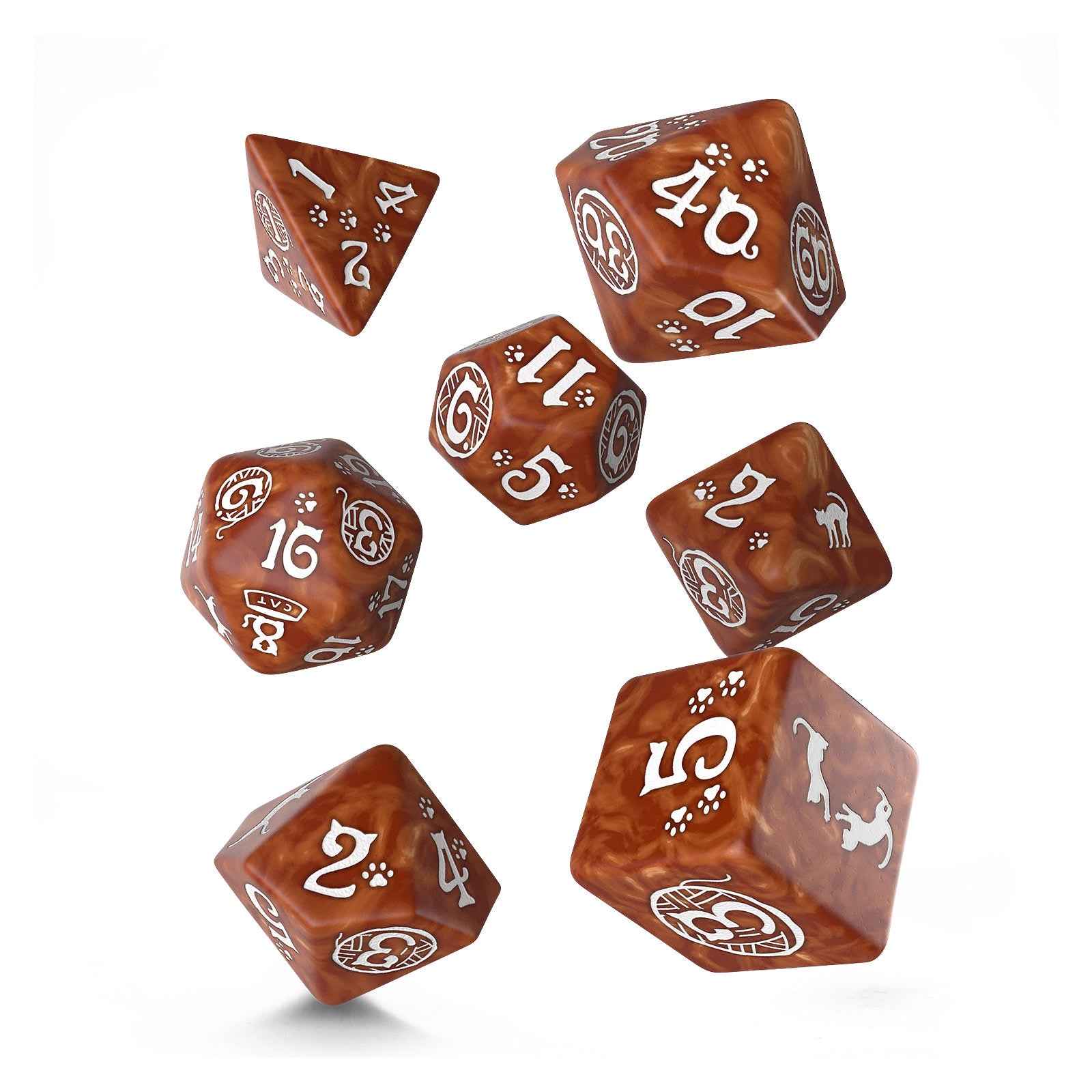 Zdjęcie produktu Cats - Muffin RPG Zestaw Kości 7-częściowy