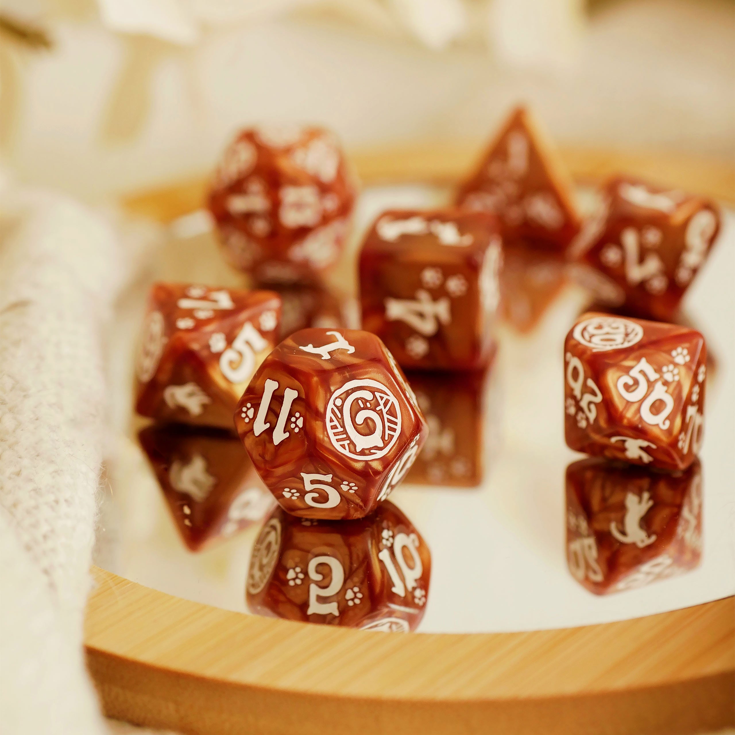 Zdjęcie produktu Cats - Muffin RPG Zestaw Kości 7-częściowy