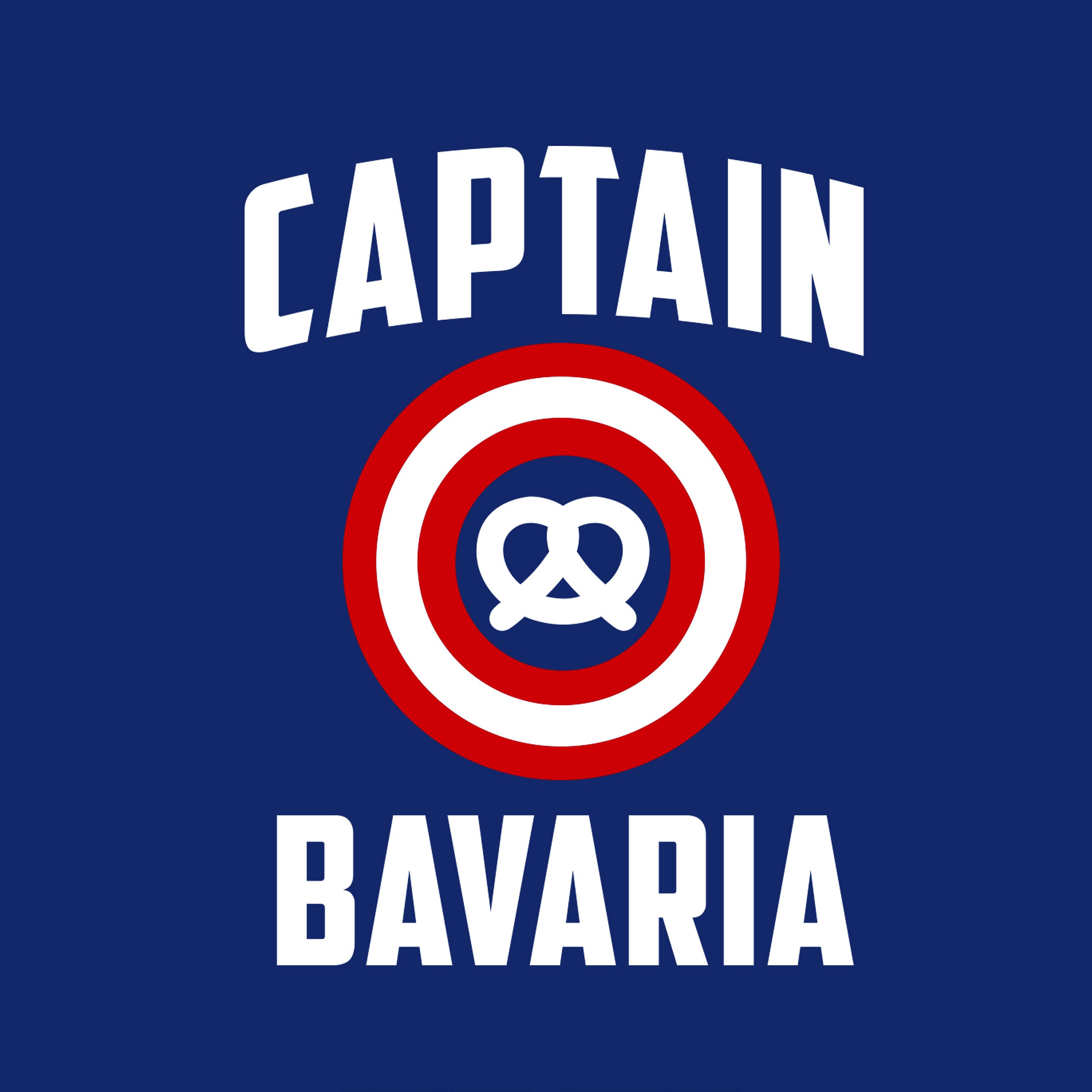Zdjęcie produktu Koszulka Captain Bavaria dla fanów Kapitana Ameryki, niebieska
