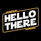 Zdjęcie produktu Koszulka General Kenobi Hello There dla fanów Star Wars czarna