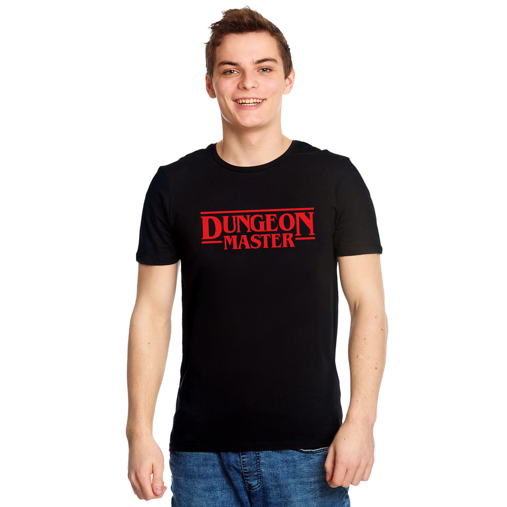 Zdjęcie produktu Koszulka Dungeon Master dla fanów Stranger Things czarna