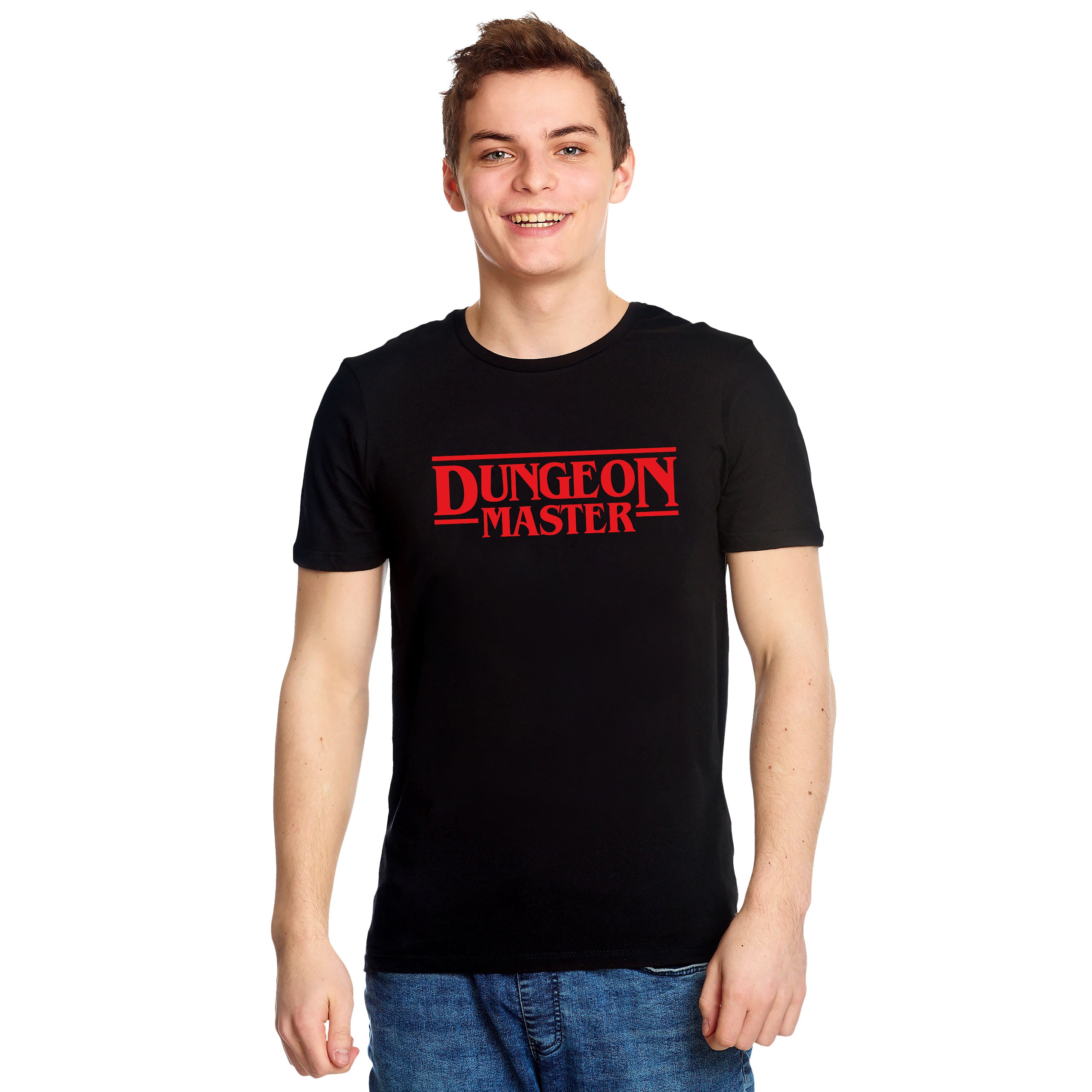 Zdjęcie produktu Koszulka Dungeon Master dla fanów Stranger Things czarna