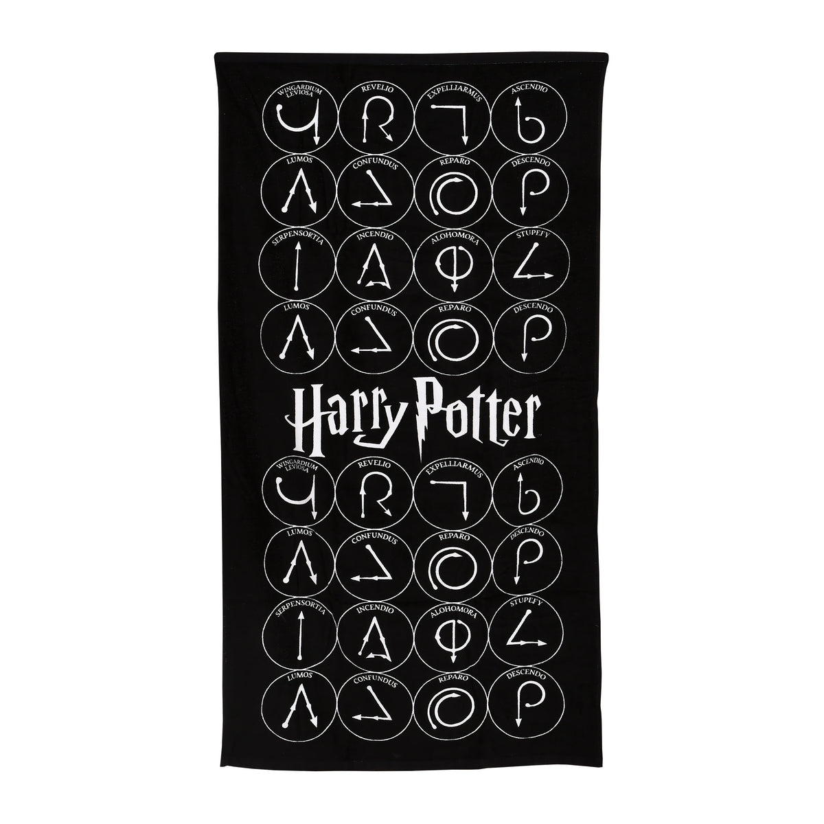 Zdjęcie produktu Harry Potter - Ręcznik kąpielowy z zaklęciami