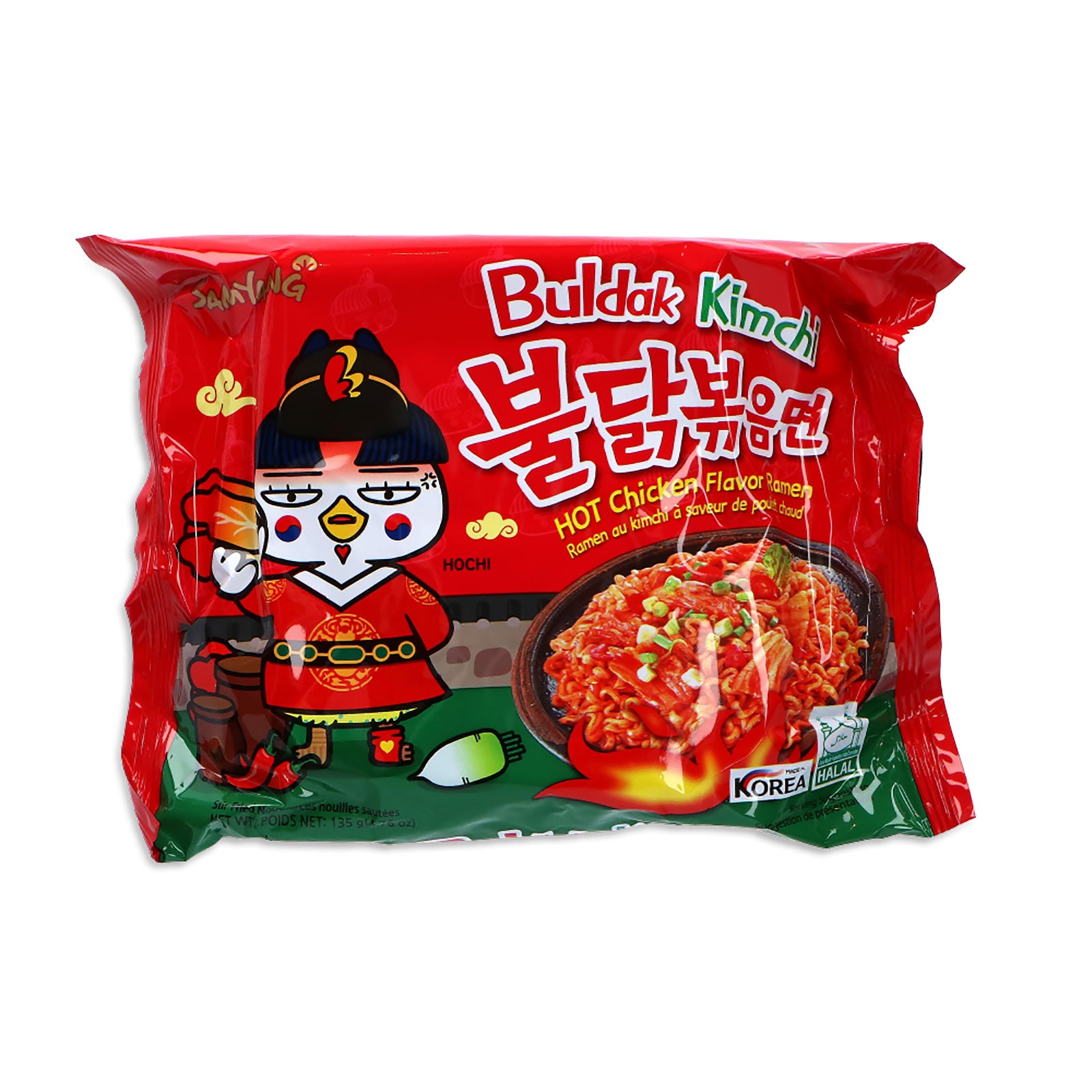 Product image Ramen Hot Chicken Kimchi Instant Noodles