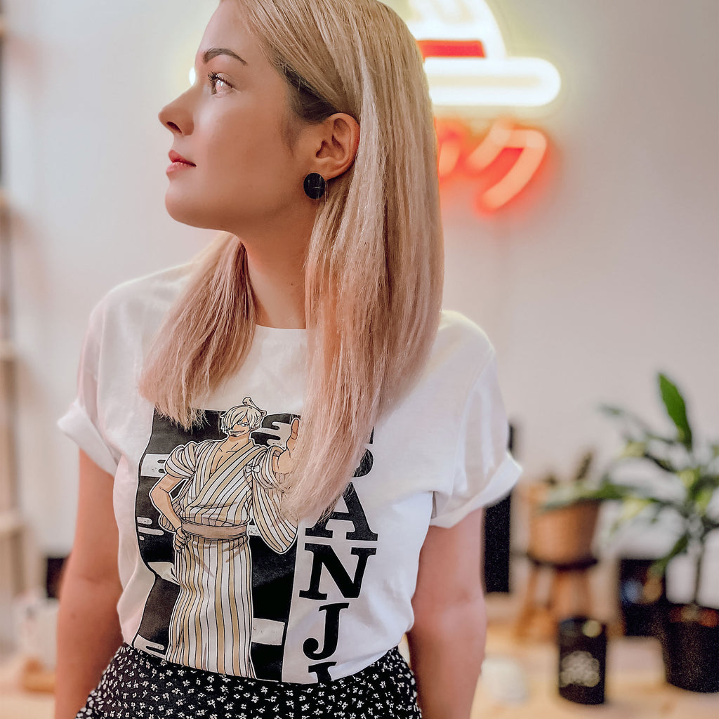 Zdjęcie produktu One Piece - Sanji T-Shirt biały