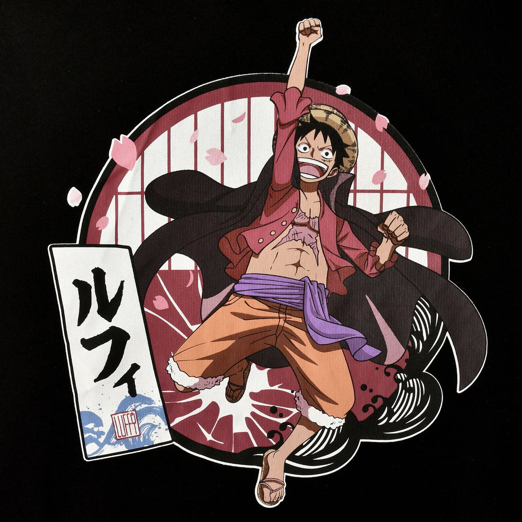 Zdjęcie produktu One Piece - Bluza z kapturem Ruffy czarna