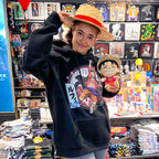 Zdjęcie produktu One Piece - Bluza z kapturem Ruffy czarna