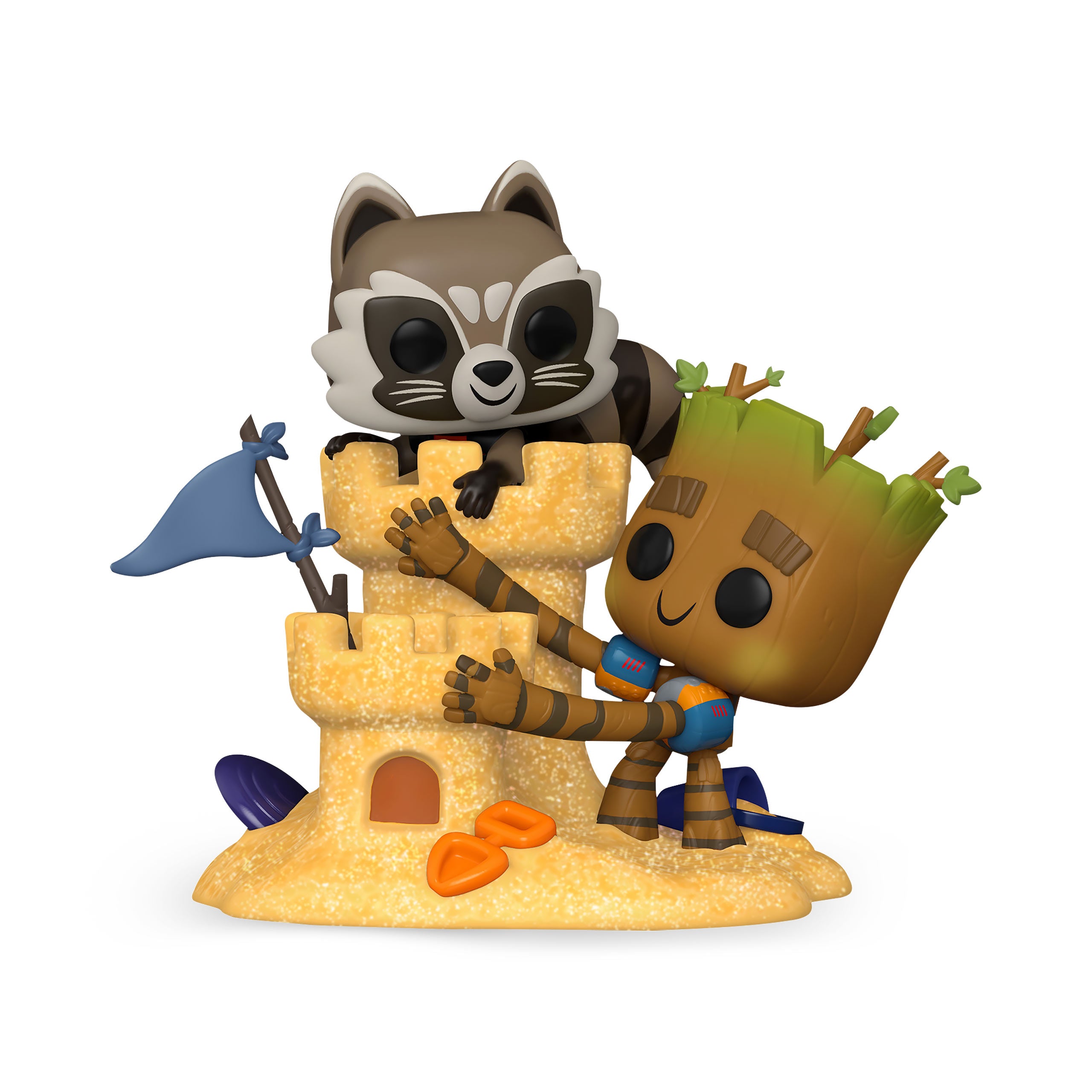 Zdjęcie produktu Strażnicy Galaktyki - Groot i Rocket Raccoon Funko Pop Figurka