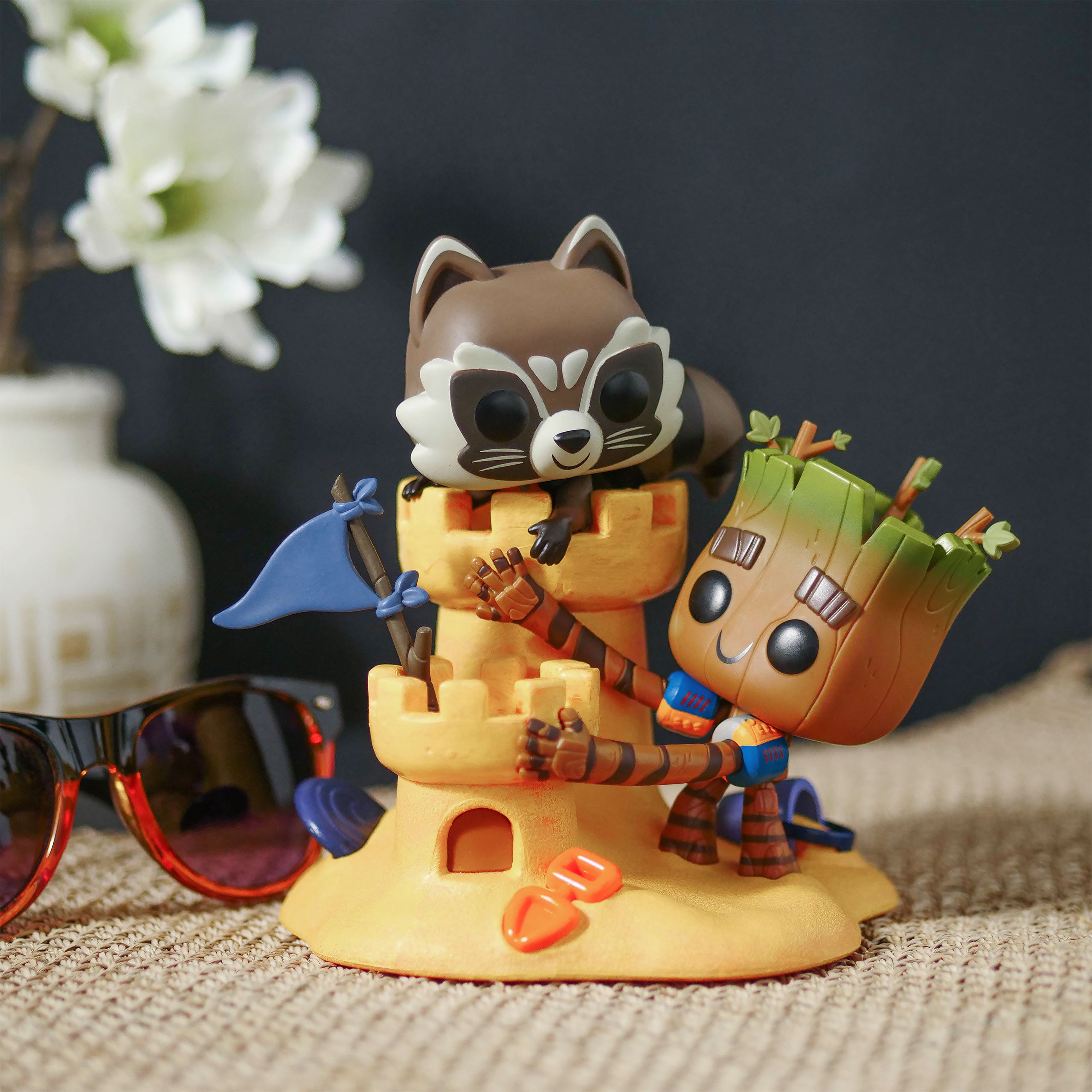 Zdjęcie produktu Strażnicy Galaktyki - Groot i Rocket Raccoon Funko Pop Figurka