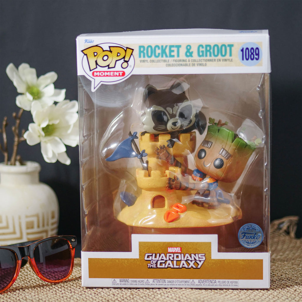 Zdjęcie produktu Strażnicy Galaktyki - Groot i Rocket Raccoon Funko Pop Figurka