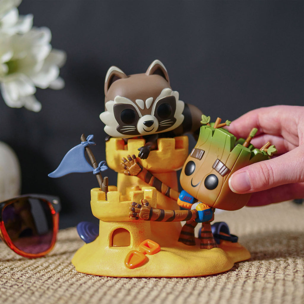 Zdjęcie produktu Strażnicy Galaktyki - Groot i Rocket Raccoon Funko Pop Figurka