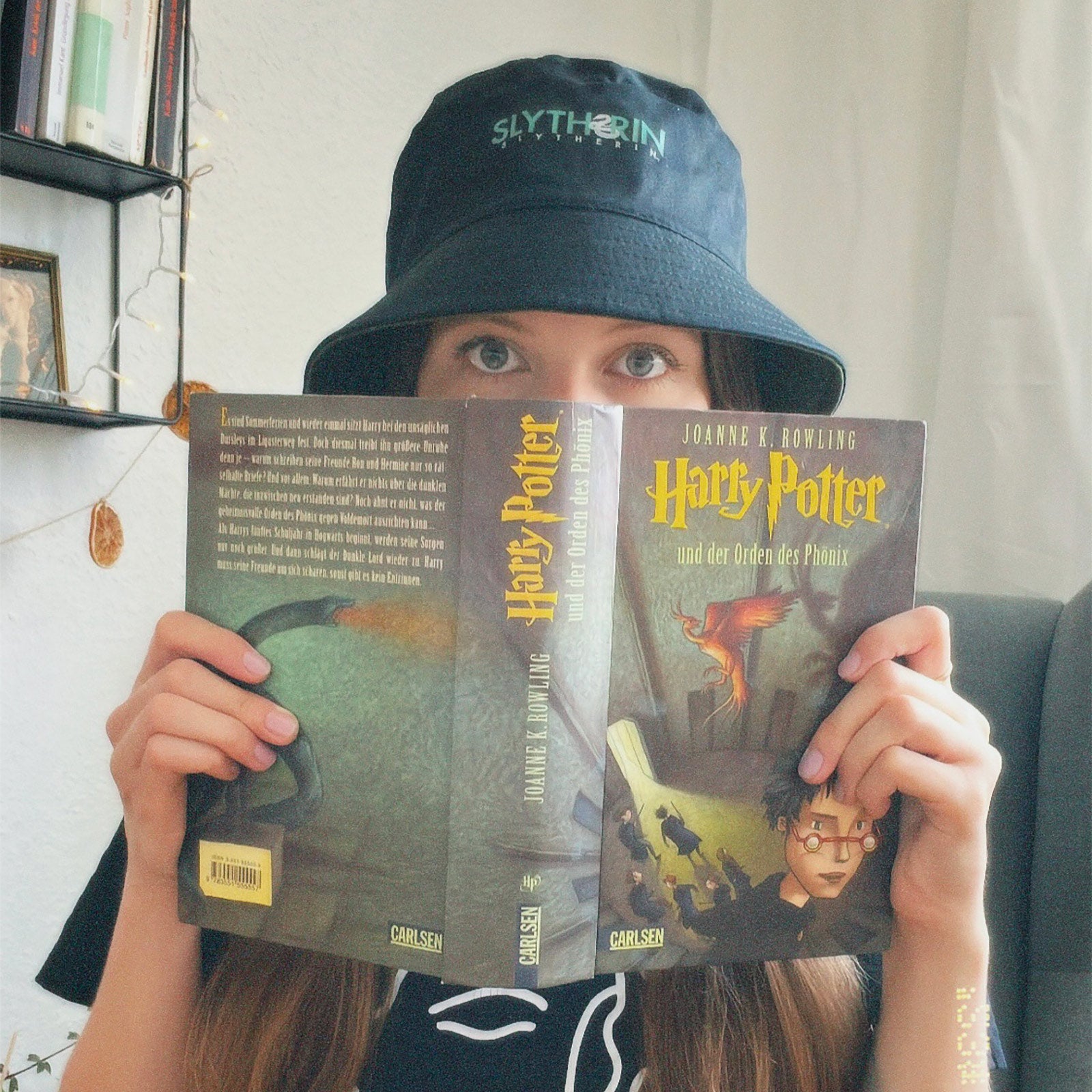 Zdjęcie produktu Kapelusz Slytherin z odwracalnym motywem - Harry Potter