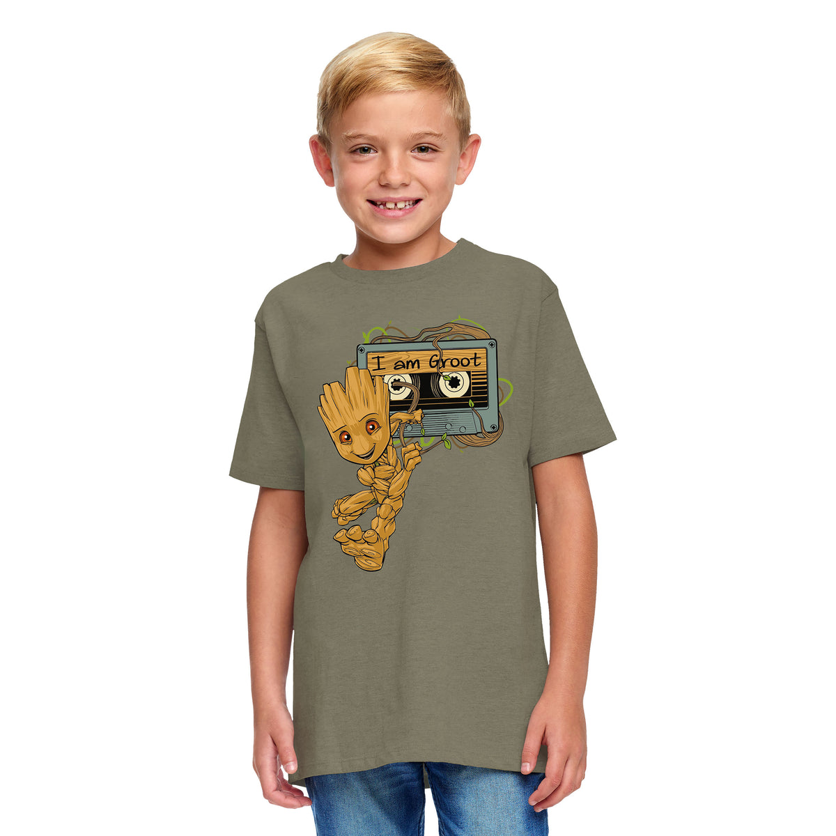 Zdjęcie produktu Strażnicy Galaktyki - I Am Groot T-Shirt dla dzieci zielony