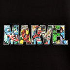 Zdjęcie produktu Marvel - Koszulka Comic Logo dla dzieci czarna