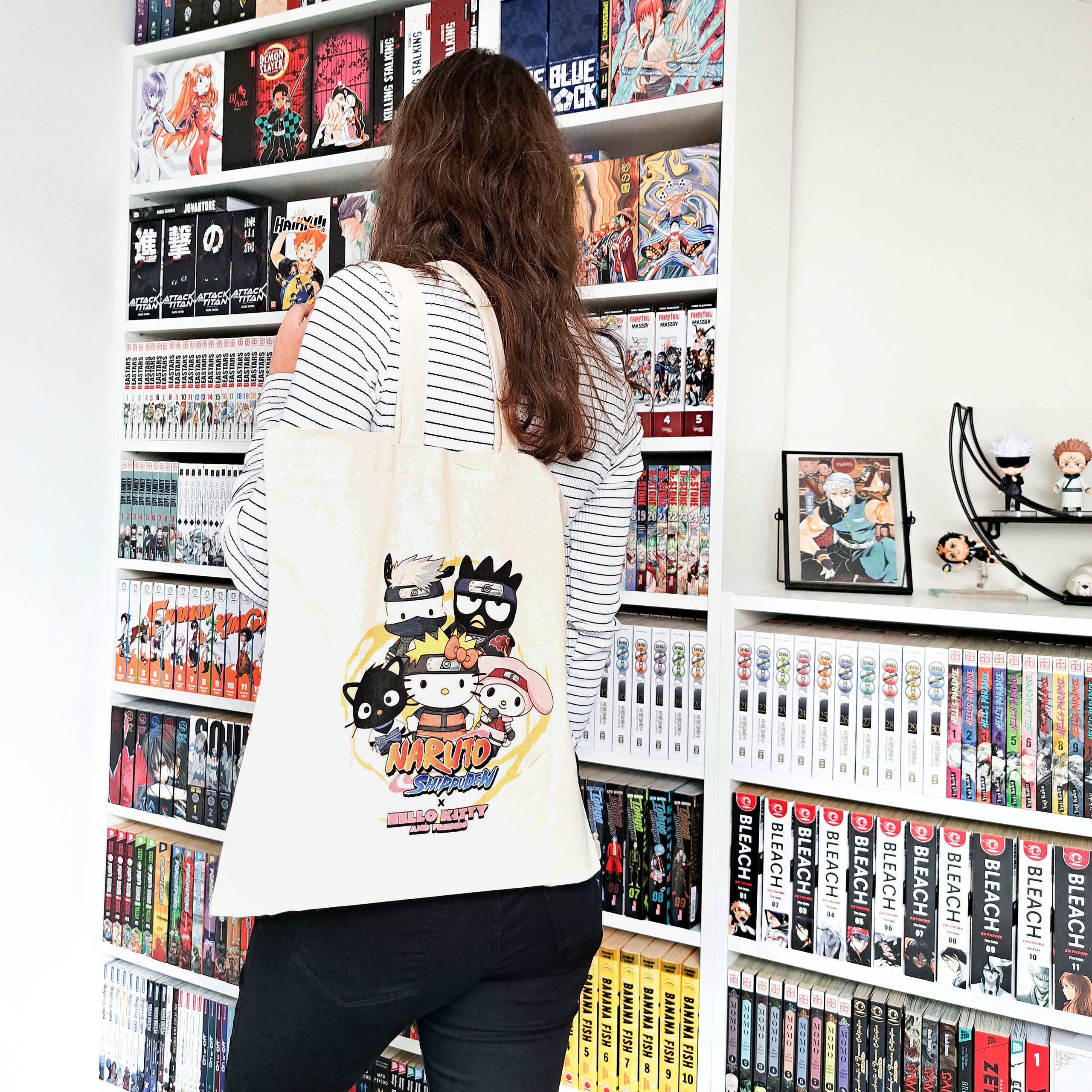 Zdjęcie produktu Naruto Shippuden x Hello Kitty and Friends Torba bawełniana