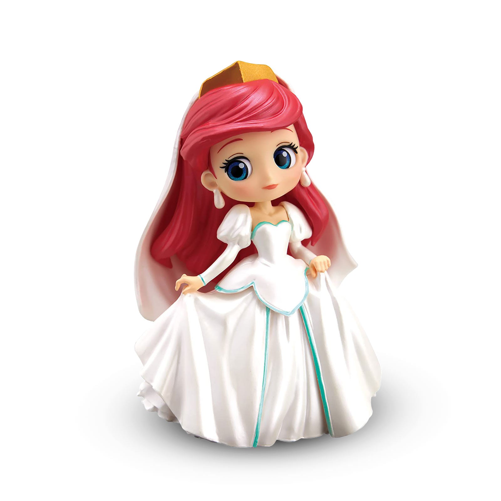 Zdjęcie produktu Arielka - Mała Syrenka w białej sukni Q Posket Figur 7 cm Wersja E