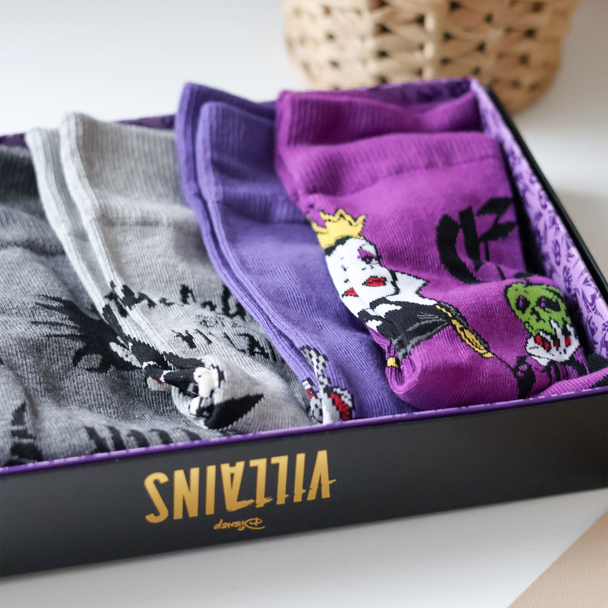 Zdjęcie produktu Skarpetki Disney Villains Zestaw 5 Par