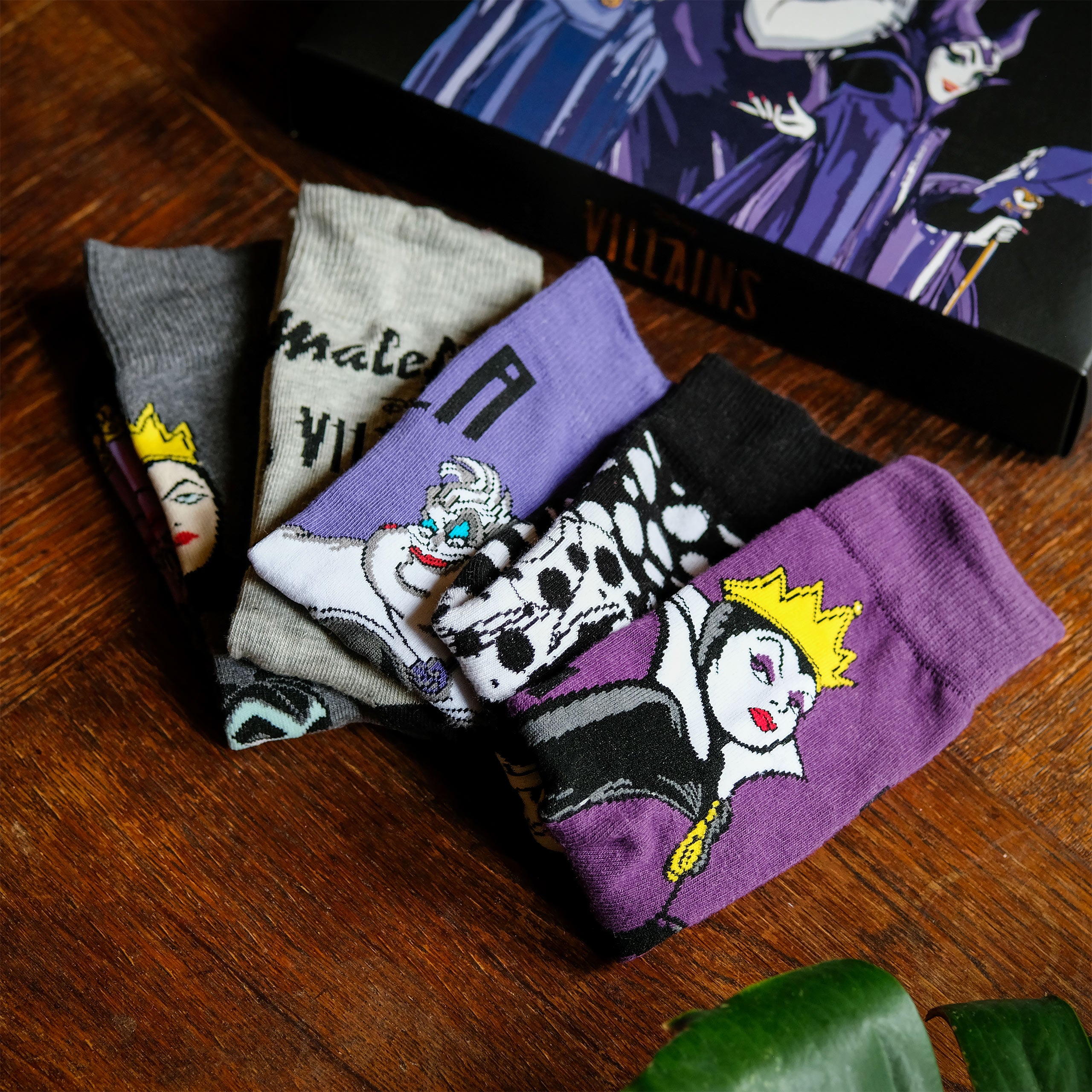 Zdjęcie produktu Skarpetki Disney Villains Zestaw 5 Par
