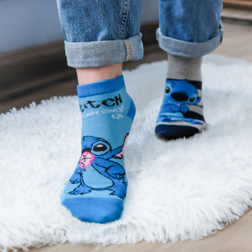 Zdjęcie produktu Lilo & Stitch Sneaker Skarpetki Zestaw 3 Par