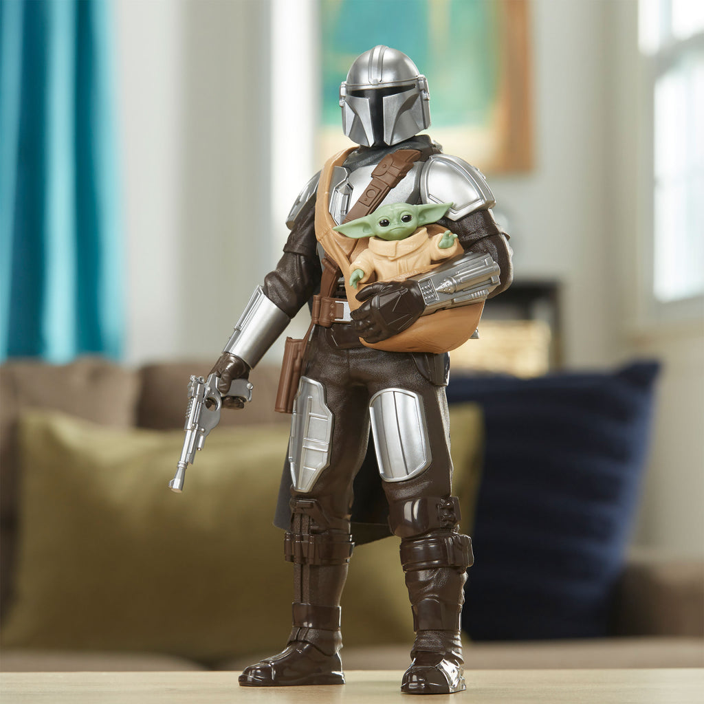 Zdjęcie produktu Mando i Grogu Interaktywny Zestaw Figur Akcji - Star Wars The Mandalorian