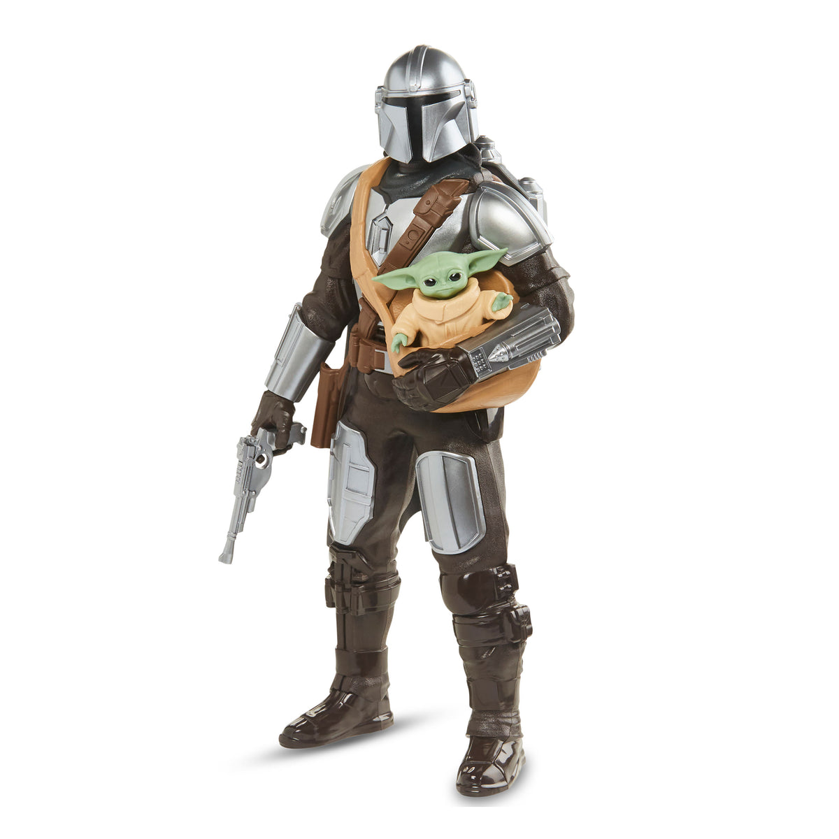 Zdjęcie produktu Mando i Grogu Interaktywny Zestaw Figur Akcji - Star Wars The Mandalorian