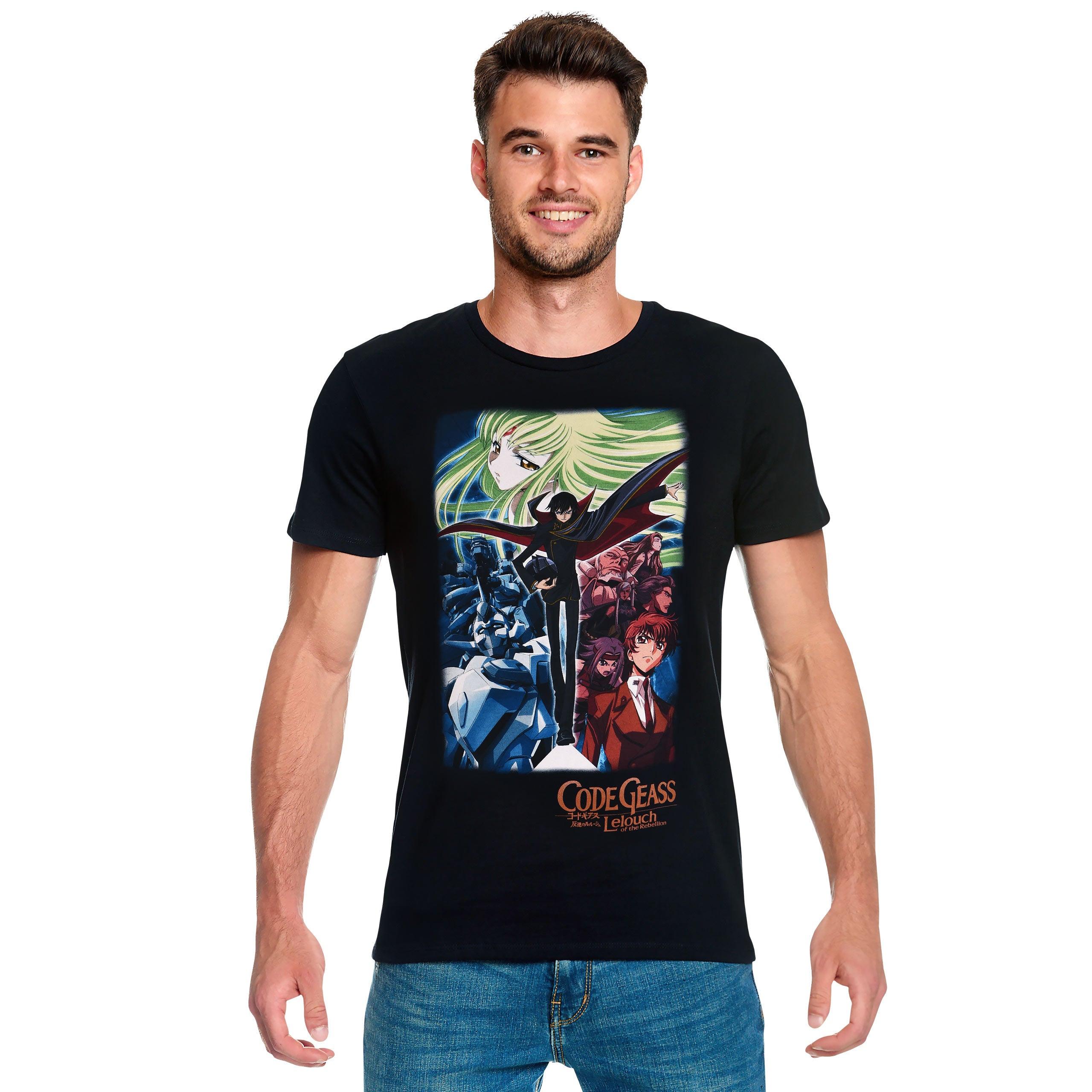 Zdjęcie produktu Code Geass - Koszulka z plakatem czarna