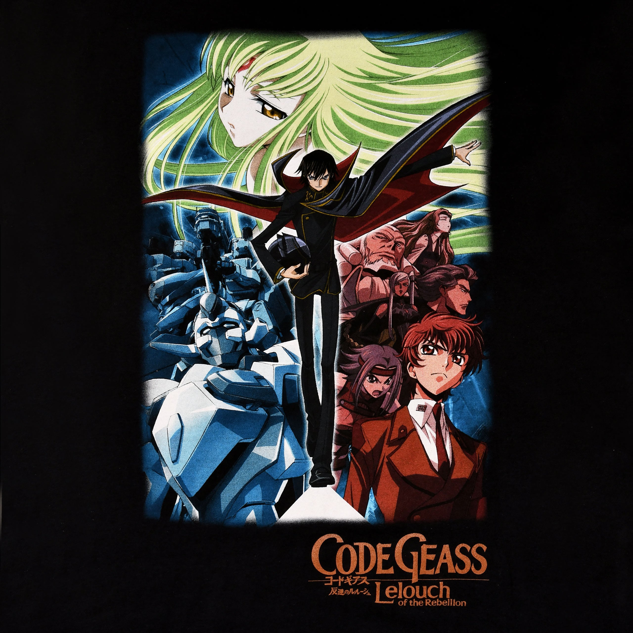 Zdjęcie produktu Code Geass - Koszulka z plakatem czarna