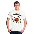 Zdjęcie produktu Stranger Things - Koszulka Hellfire Club Logo biała