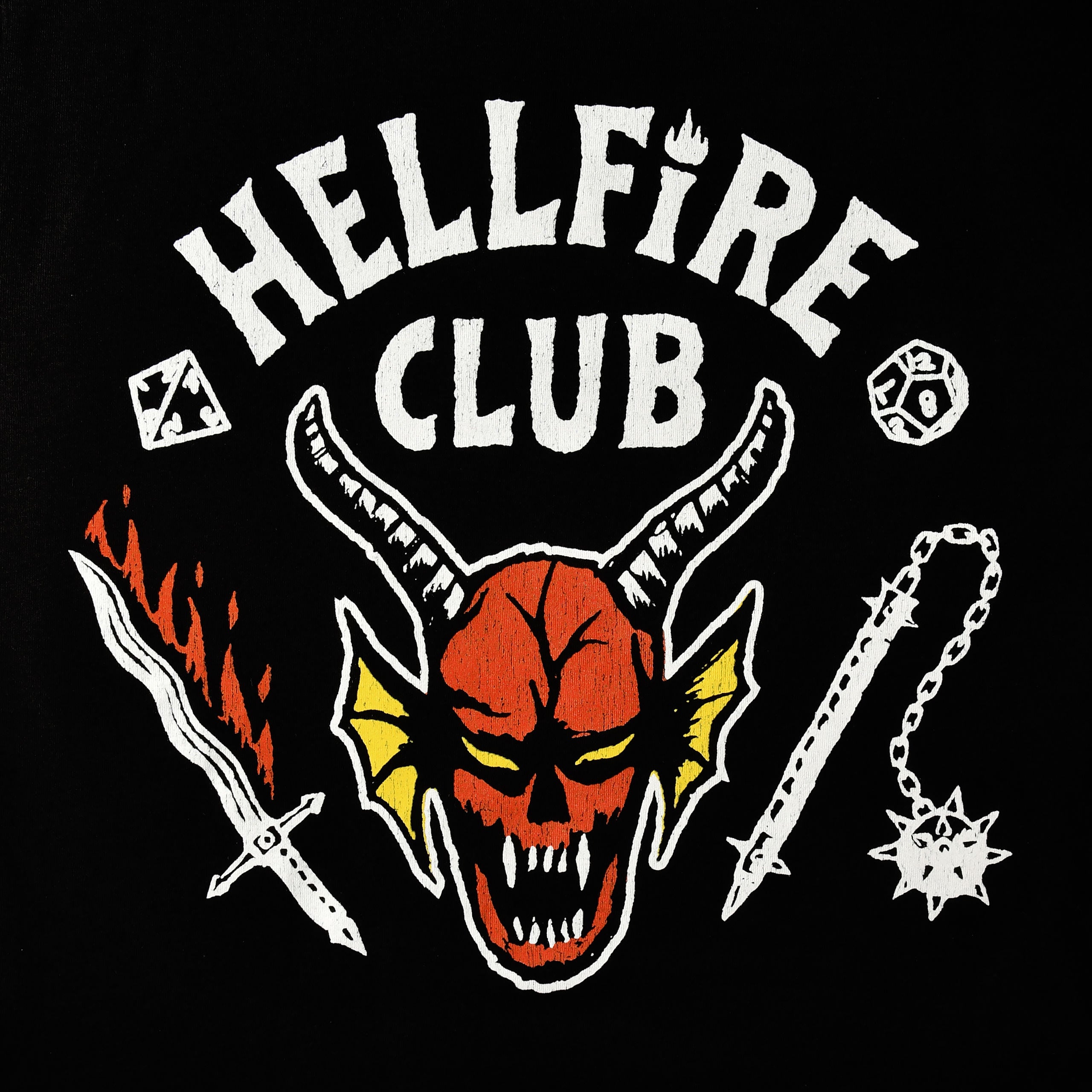 Zdjęcie produktu Stranger Things - Hellfire Club Logo T-Shirt czarne