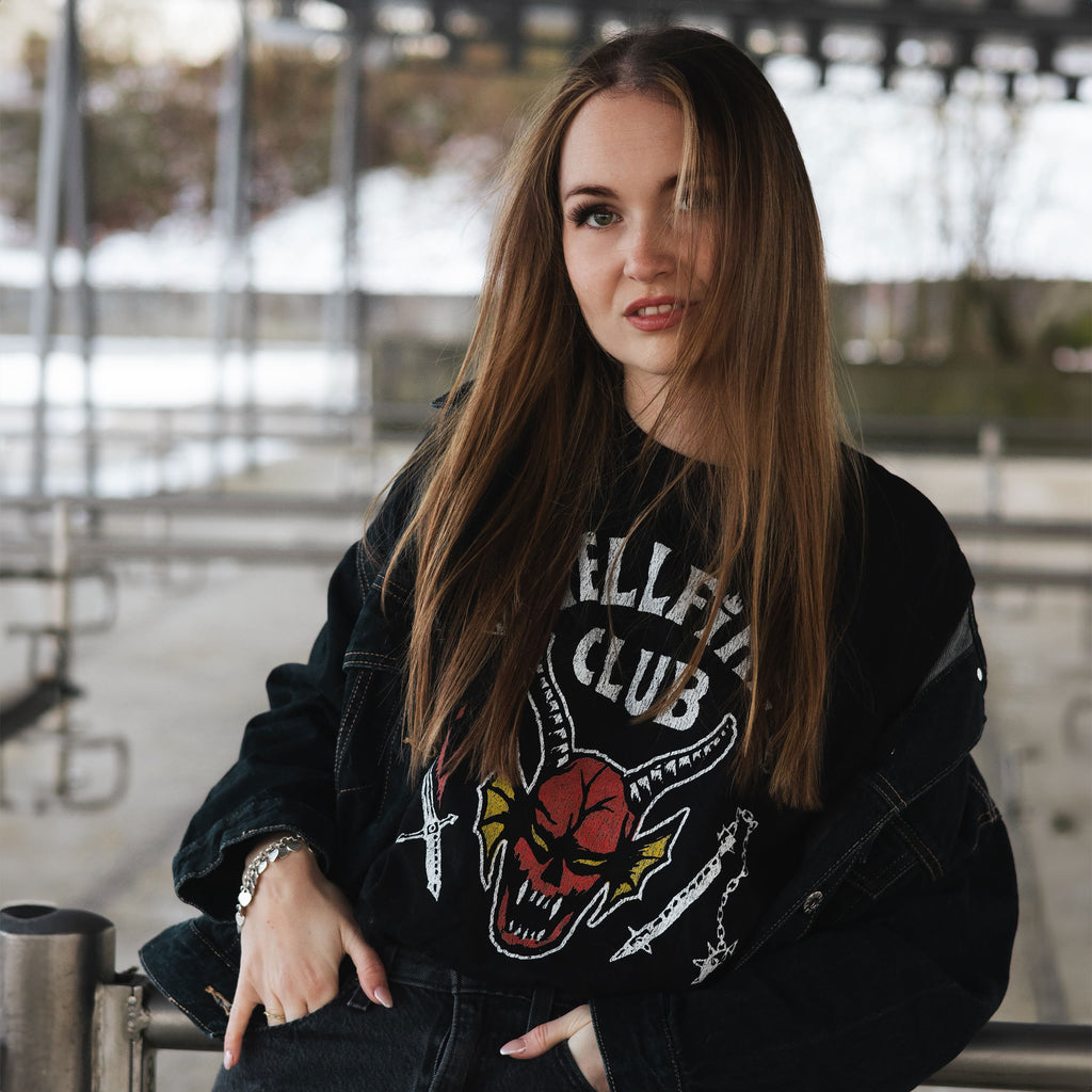 Zdjęcie produktu Stranger Things - Hellfire Club Logo T-Shirt czarne